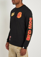 Billionaire Boys Club Appliquéd Cotton T-shirt Black