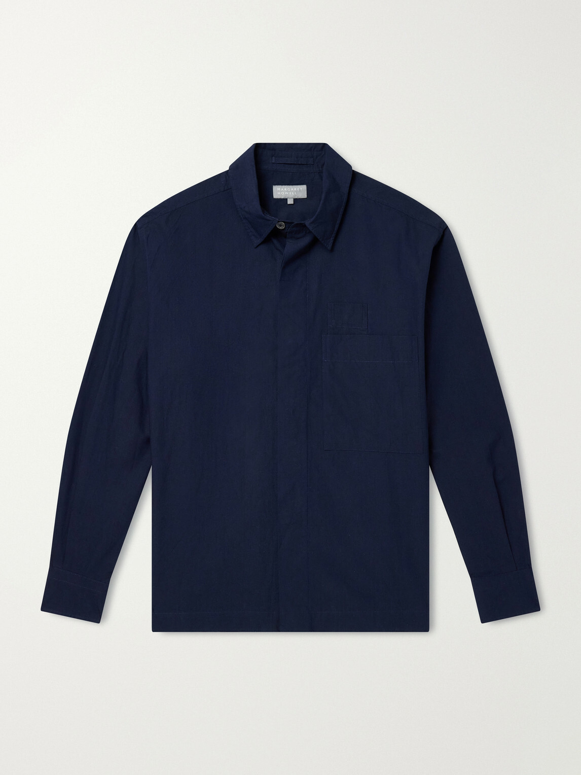 Margaret Howell - Cotton-Poplin Shirt - Blue