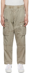 AAPE by A Bathing Ape Beige Cotton Cargo Pants