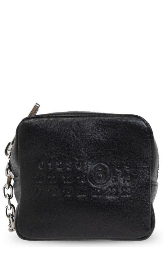 Photo: MM6 Maison Margiela Numeric Embossed Pouch Bag