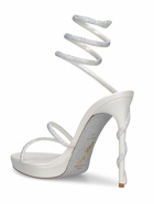 RENÉ CAOVILLA 120mm Margot Satin & Crystals Sandals