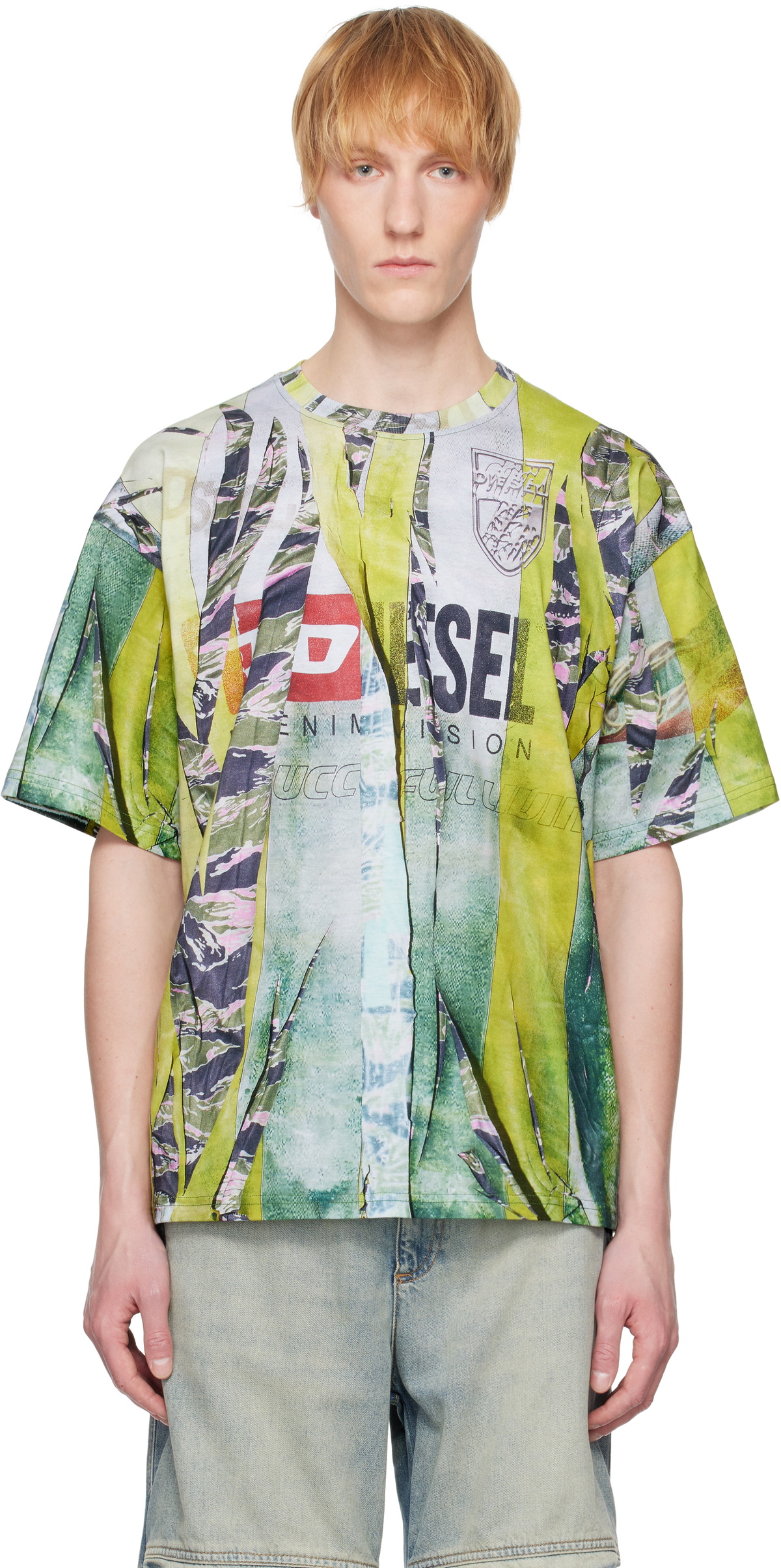 Diesel グリーン T-Boxt-R13 Tシャツ Green T-Boxt-R13 T-shirt by Diesel on Sale