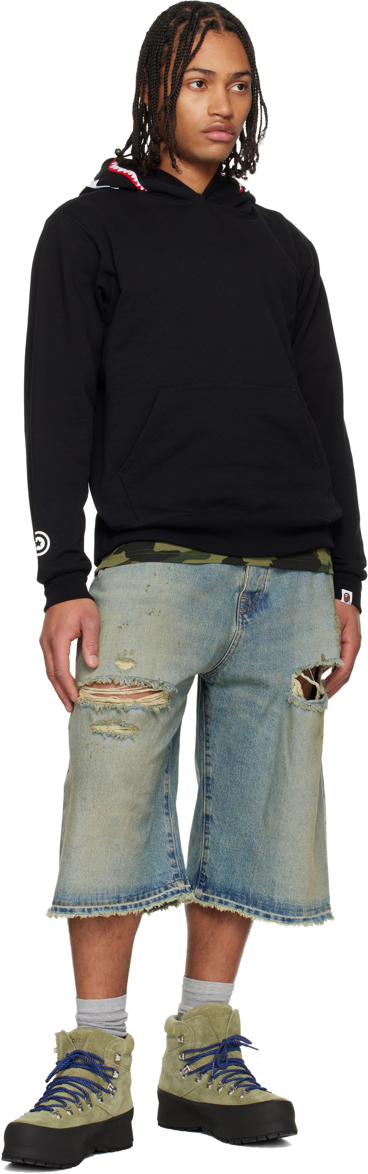 BAPE Black Shark Pullover Hoodie
