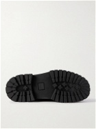 AMI PARIS - Textured-Leather Derby Shoes - Black