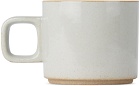Hasami Porcelain Grey HPM019 Mug, 11 oz