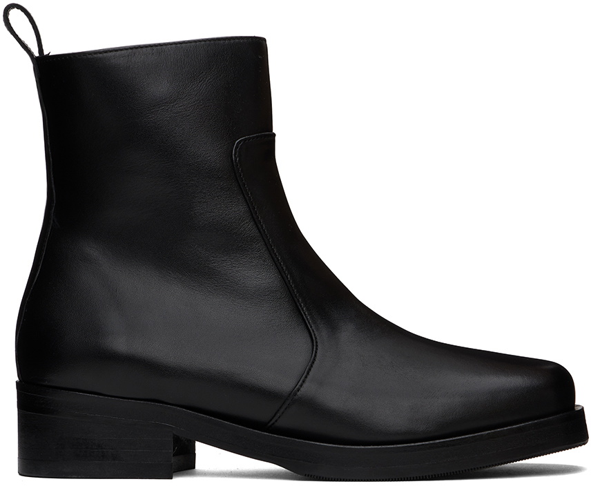 Studio Nicholson Black Square Boots Studio Nicholson