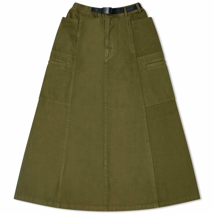 Photo: Gramicci Women's Voyager Midi Skirt in Olive