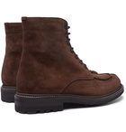 Brunello Cucinelli - Suede Boots - Men - Brown