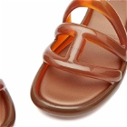 Melissa Women's x TELFAR Jelly Slide Shoes in Tan