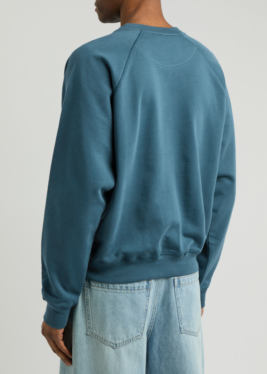 Vivienne Westwood Orb-printed Cotton Sweatshirt Denim