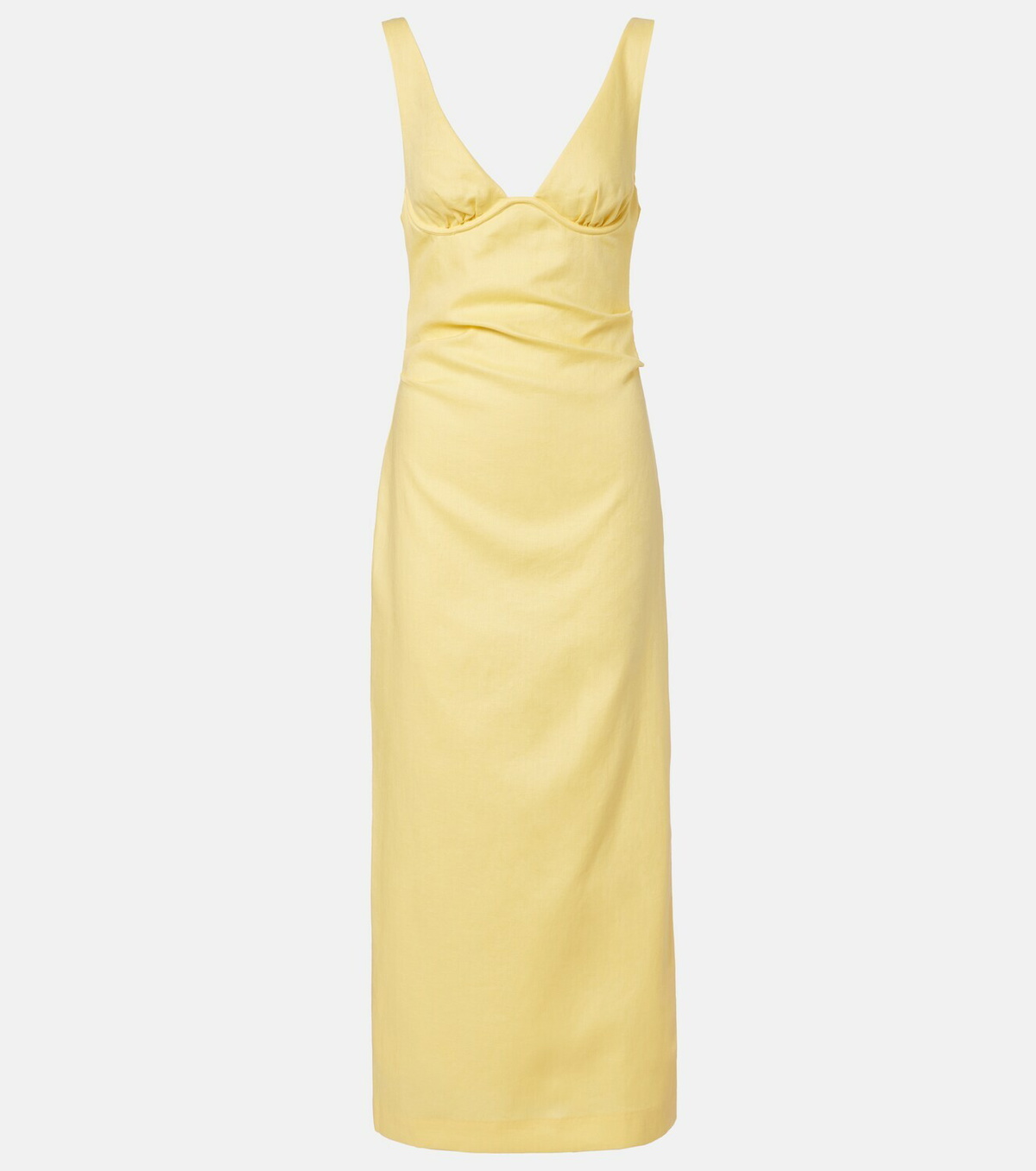 SIR Linen midi dress