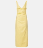 SIR Linen midi dress