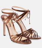 Tom Ford Angelica 105 snake-effect leather sandals
