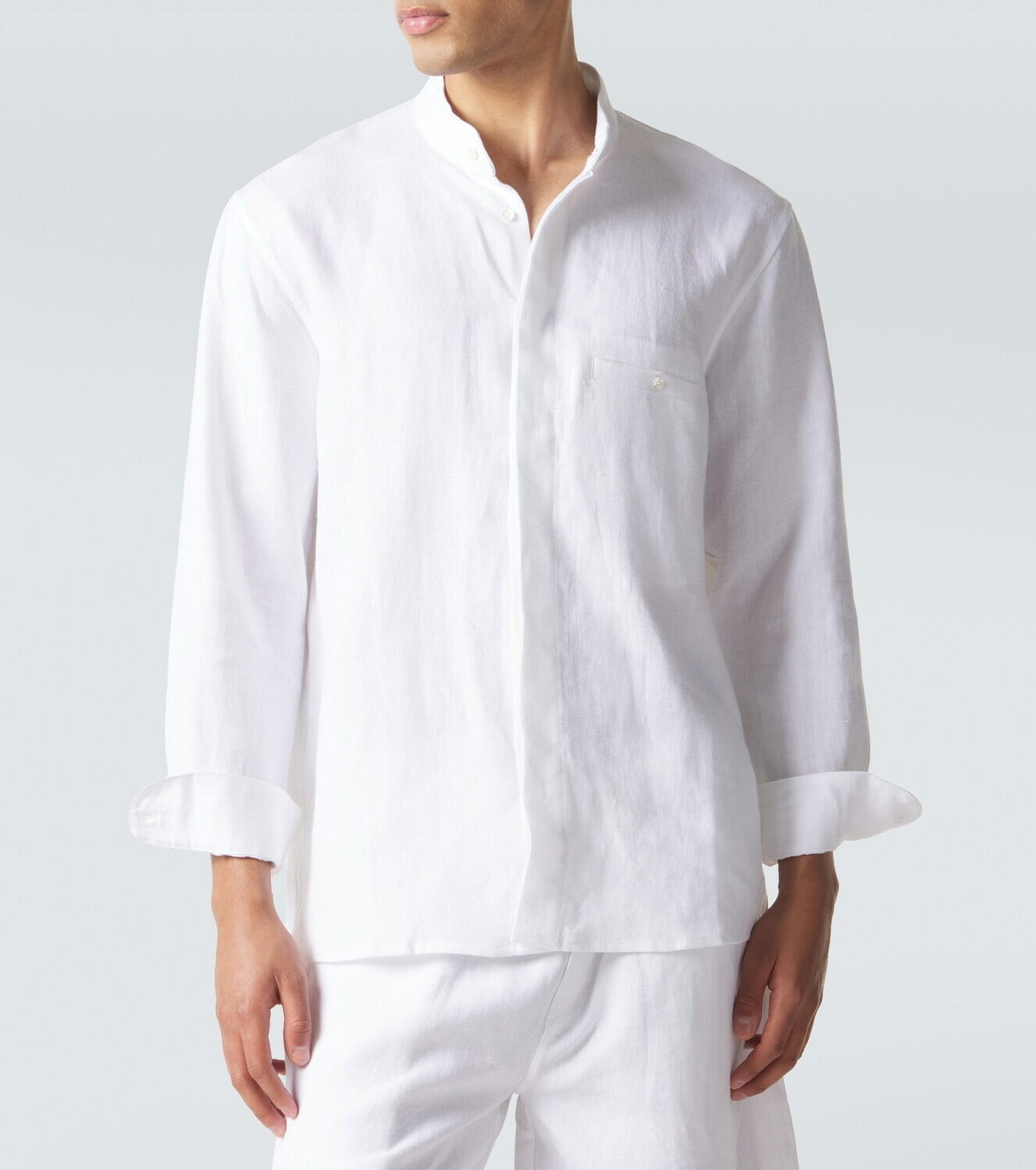 Saman Amel Linen overshirt