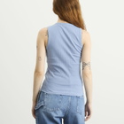 JW Anderson Women's Anchor Embroidery Vest in Steel Blue