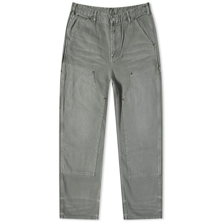 Photo: thisisneverthat Men's Faded Carpenter Pant in Olive Grey