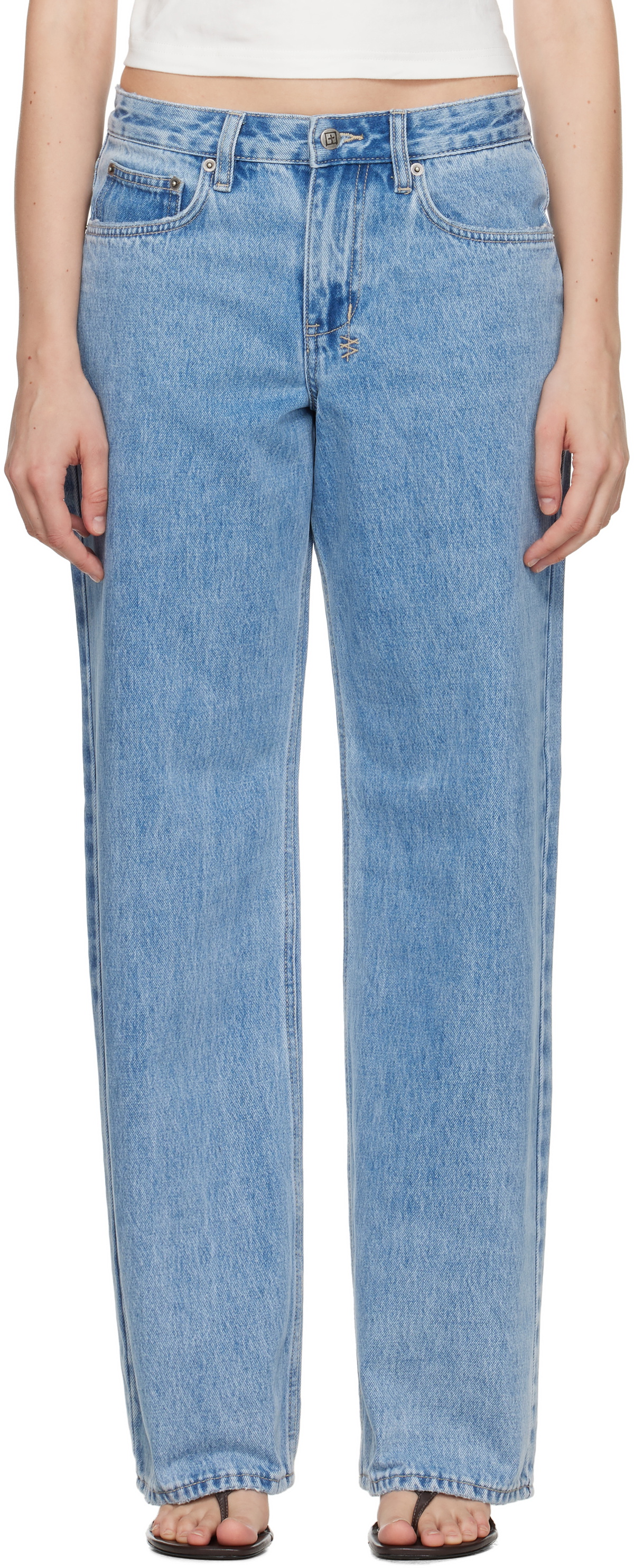 Ksubi Blue Low Rider Jeans