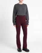 Laneus Womens Pants in Burgundy