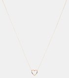Roxanne First Heart 14kt gold necklace with sapphires