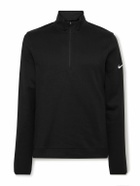 Nike Golf - Tour Slim-Fit Half-Zip Cotton-Blend Piqué Golf Top - Black