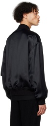 Vivienne Westwood Black Bernardo Bomber Jacket