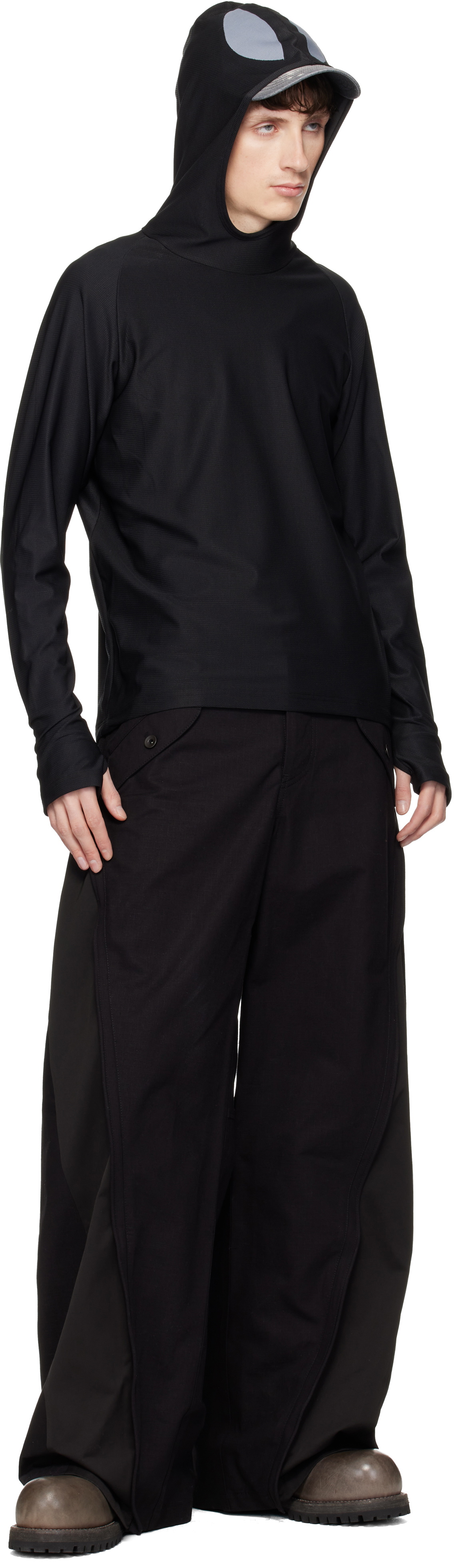 FFFPOSTALSERVICE Black Kinarak Wired Trousers