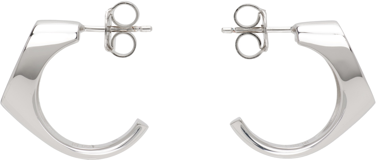 Maison Margiela Logo Reference Signet Earrings