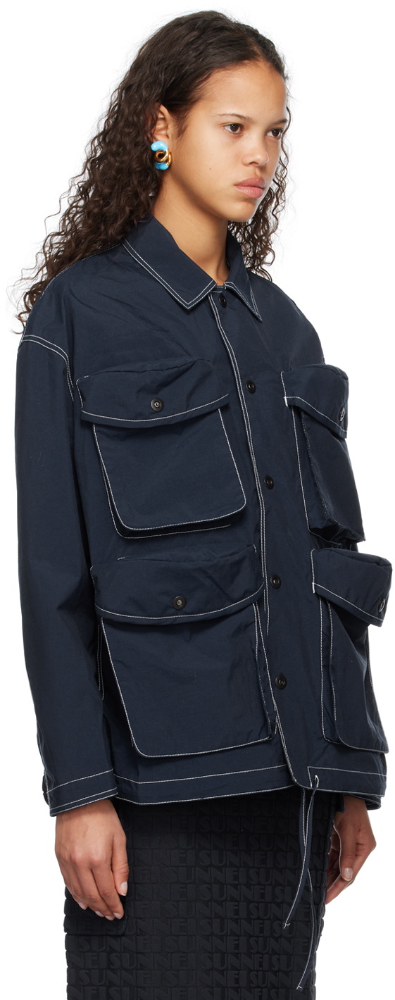 SUNNEI Navy Oversized Jacket