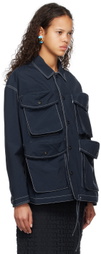 SUNNEI Navy Oversized Jacket