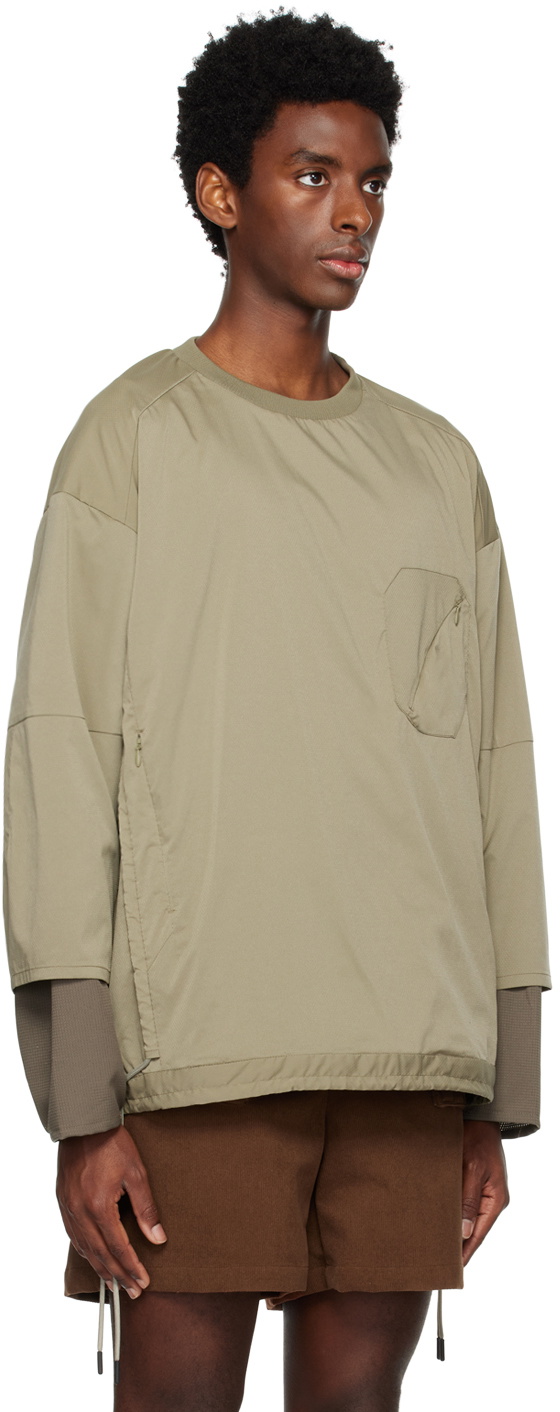 F/CE.® Khaki Technical Sweatshirt