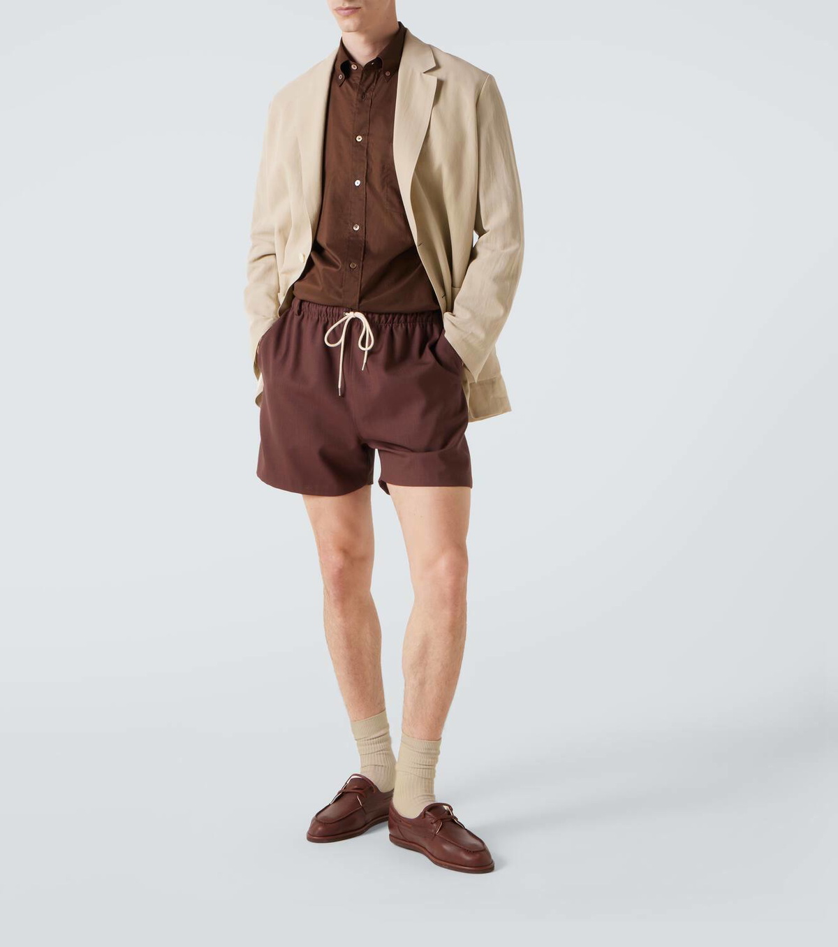 Auralee Cotton and wool gabardine blazer Auralee