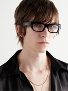 Gucci Eyewear - Rectangular-Frame Acetate Optical Glasses