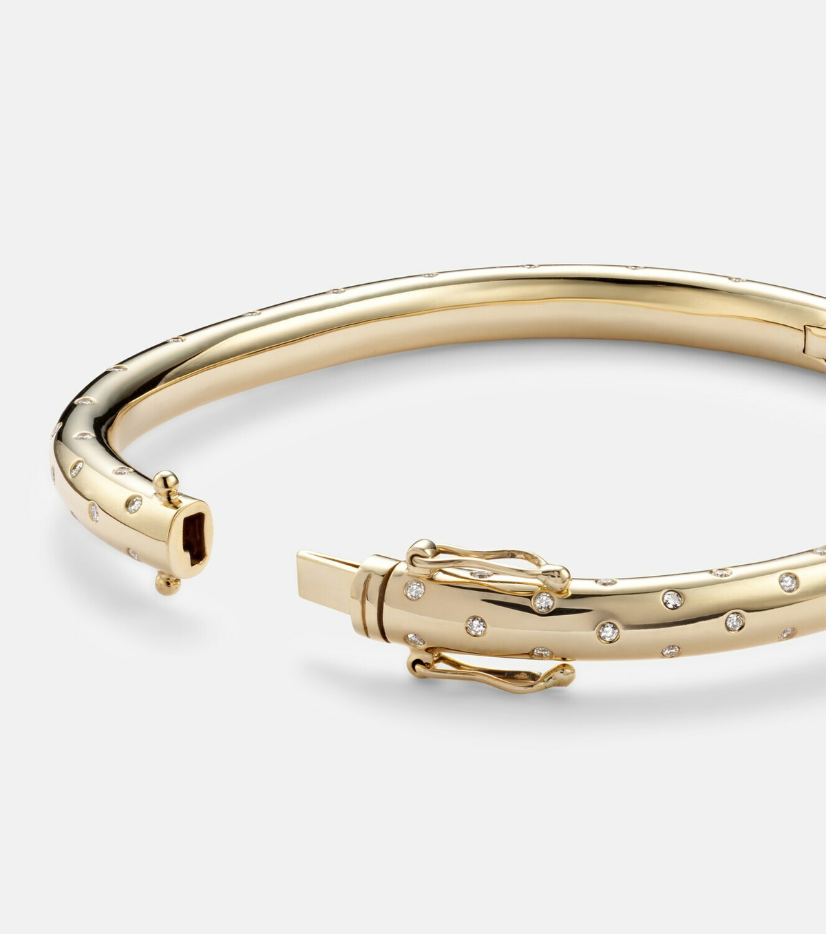 Anita Ko Cosmo Orion 18kt gold bangle with diamonds