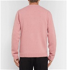 Gucci - Appliquéd Intarsia Wool Sweater - Men - Pink