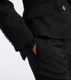 Nina Ricci Jacquard wool-blend double-breasted blazer