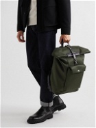 Mismo - M/S Escape Leather-Trimmed Ballistic Nylon Backpack