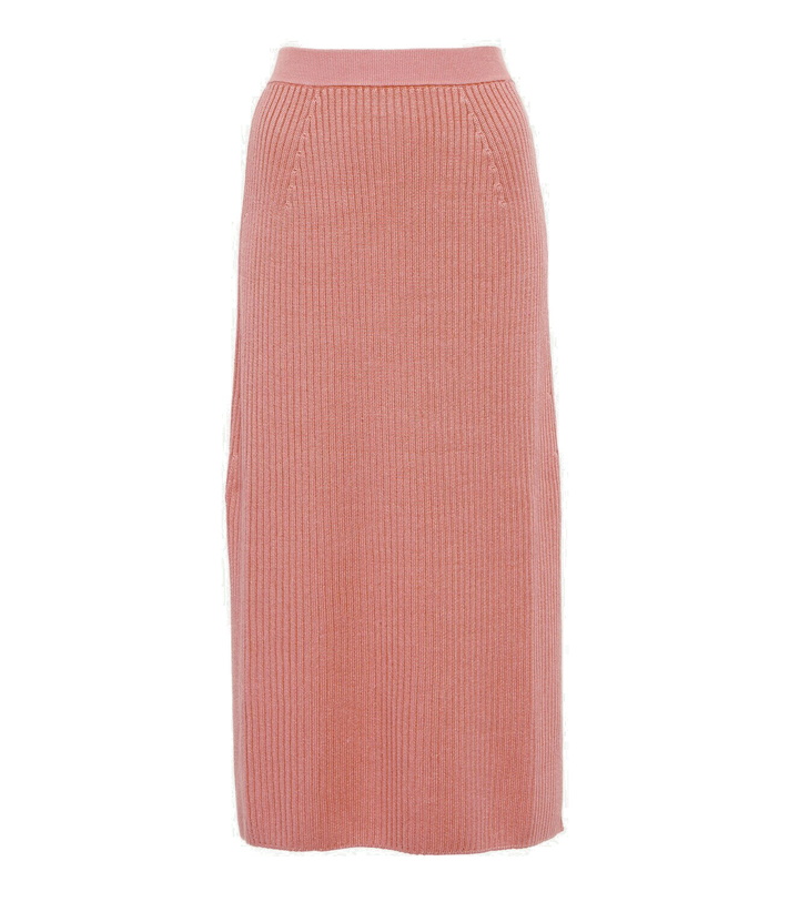 Photo: Loro Piana Coimbra ribbed-knit midi skirt