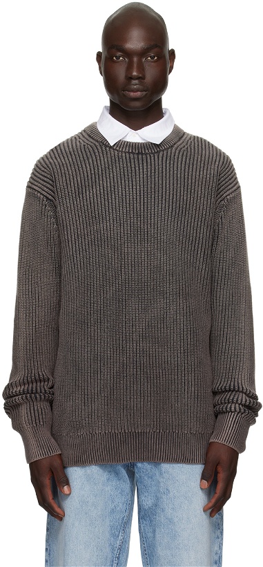 Photo: Calvin Klein Gray Faded Sweater