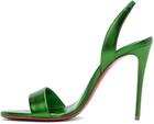 Christian Louboutin Green Marylin 100mm Heeled Sandals
