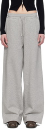 Fax Copy Express Gray Casual Sweatpants