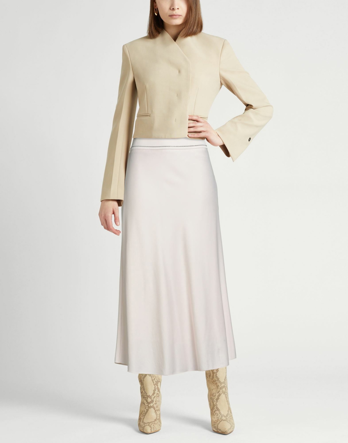 Peserico Womens Midi skirt Light in Pink