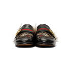 Gucci Black Angry Cat New Princetown Loafers