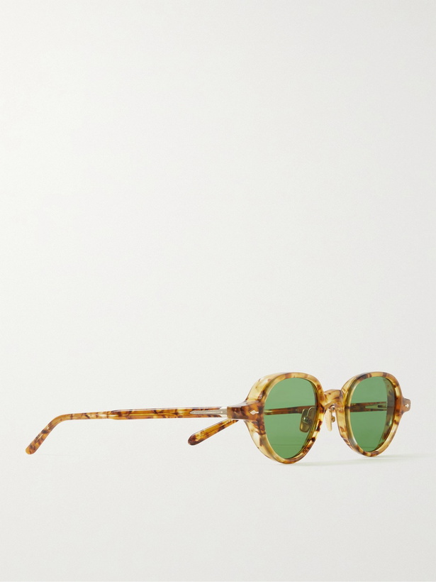 Photo: JACQUES MARIE MAGE - Clark Round-Frame Tortoiseshell Acetate Sunglasses