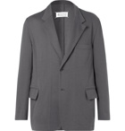 Maison Margiela - Grey Oversized Reversible Cotton-Jersey Blazer - Gray