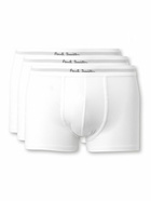 Paul Smith - Three-Pack Stretch Cotton-Jersey Boxer Briefs - White