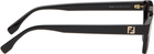 Fendi Black 'Squared FF' Sunglasses