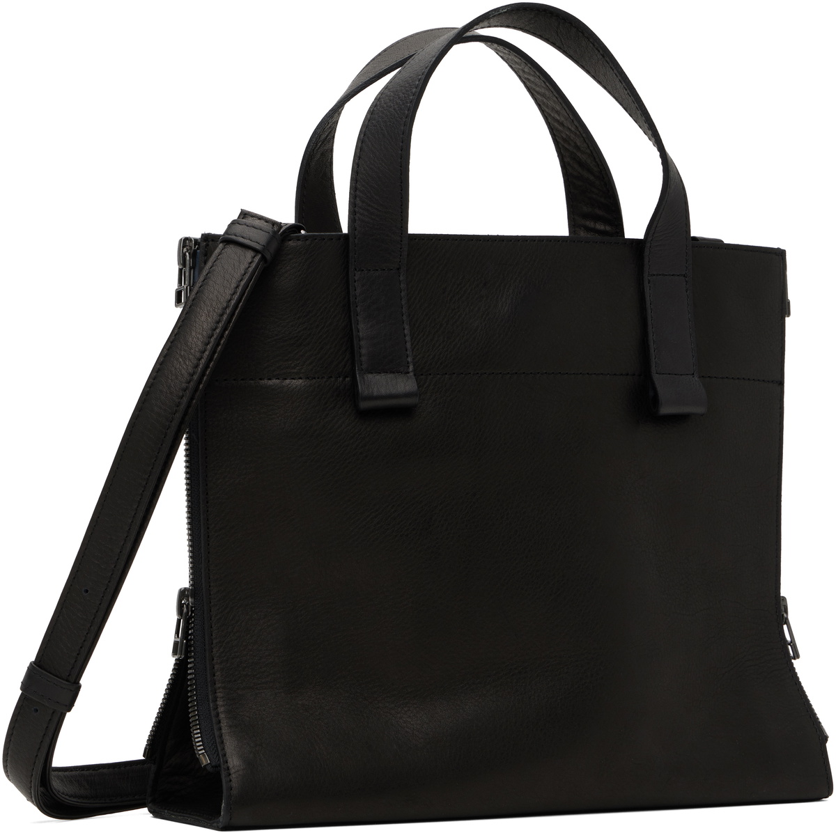 YOHJI YAMAMOTO Black Zipper Bag