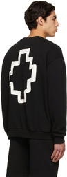 Marcelo Burlon County of Milan Black Tempera Cross Over Sweatshirt