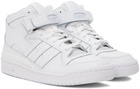 adidas Originals White Forum Sneakers