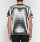 TAKAHIROMIYASHITA TheSoloist. - Striped Cotton-Jersey T-Shirt - Men - Black